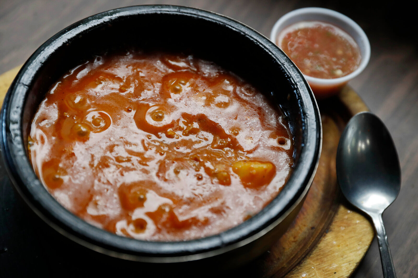 Fahsa, lamb stew, at Crave King